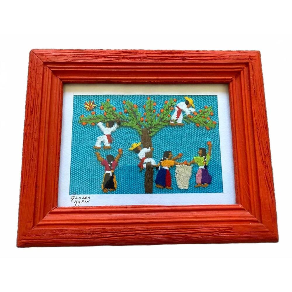 Handmade Embroidered Mexican Folk Art by Gloria Marin Rendon